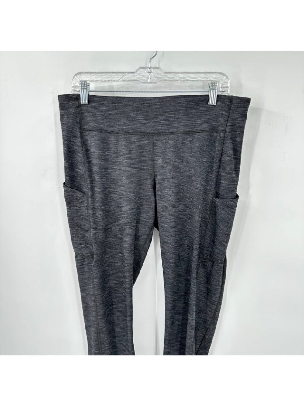 Lululemon Speed Up leggings 14 Full-On Luxtreme Brushed 28" Heathered Black - Picture 6 of 11